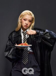 In March 2021, Rosé made her solo debut with the single album "-R-," featuring the lead single "On the Ground" and b-side "Gone." "On the Ground" achieved significant global success, breaking records for a Korean female soloist, including topping the Billboard Global 200 chart and becoming the most-viewed music video by a Korean solo artist in its first 24 hours on YouTube. While Blackpink's group activities continue under YG Entertainment as of December 2023, Rosé, along with the other members, did not renew their individual contracts with the agency. In 2024, she signed with The Black Label for her solo activities in South Korea and Atlantic Records for her international promotions.